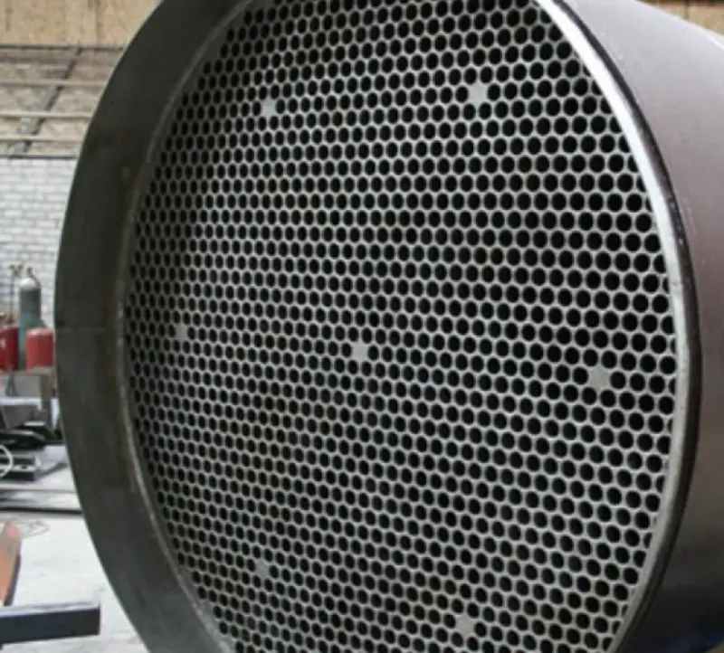 Industrial tube sheet for calendria cleaning