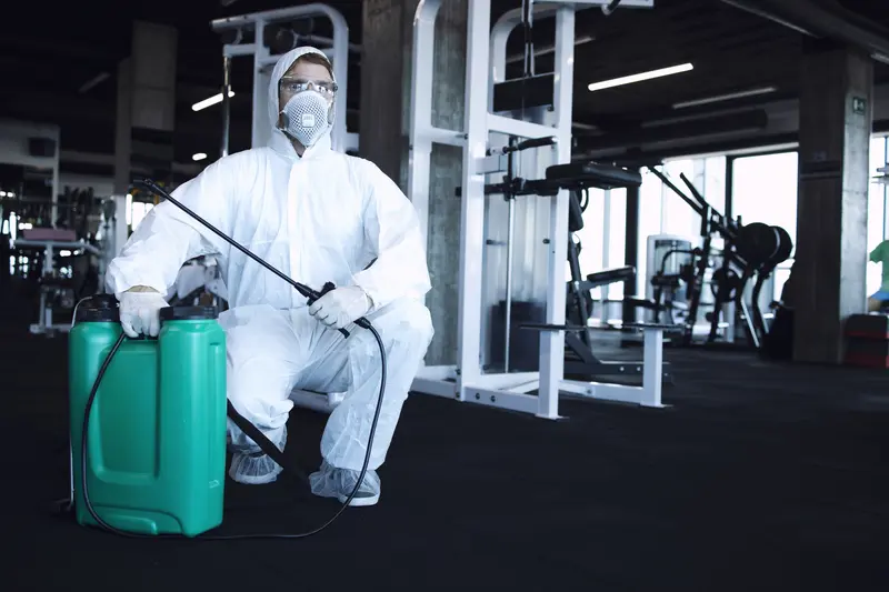Industrial chemical cleaning work